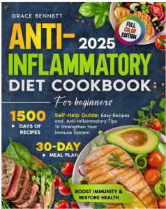 Anti Inflammatory diet cookbook for Perimenopause.